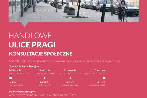 Handlowe ulice Pragi -  2. etap konsultacji 